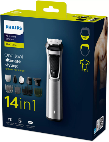 Philips MULTIGROOM Series 7000 MG7720/15 14-in-1, Face, Hair and Body – image 4
