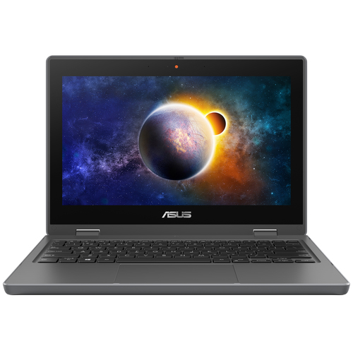 ASUS BR1100F-C41XAS-3Y Intel® Celeron® N N4500 Гибрид (2-в-1) 29,5 cm (11.6") Сенсорный экран HD 4 GB DDR4-SDRAM 128 GB Твердотельный накопитель (SSD) Wi-Fi 6 (802.11ax) Windows 11 Pro Education Серый