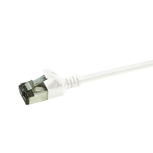 LogiLink Patchkabel CAT6A STP TPE Slimeline wit 0,5m, afbeelding 2