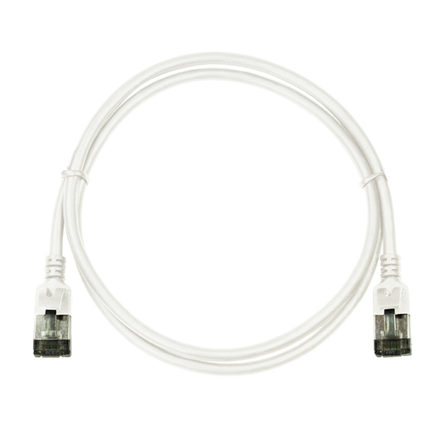 LogiLink Patchkabel CAT6A STP TPE Slimeline wit 0,5m, afbeelding 5