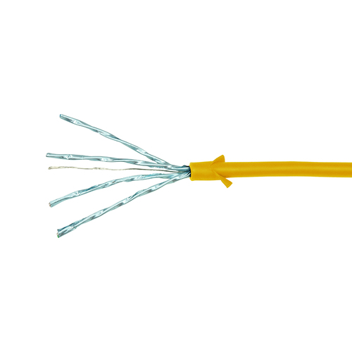 LogiLink Patchkabel CAT6A STP TPE Slimeline geel 1,0m, afbeelding 4