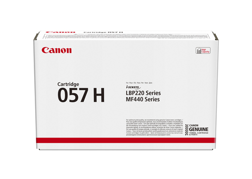 Canon 057H Toner Cartridge High Yield Black 3010C002 - image 1