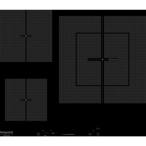 Hotpoint KIS 630 XLD B pliidiraud Must Sisseehitatud 60 cm
