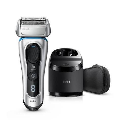 Braun Series 8 8370cc Foolium pardel Trimmer Must, Hõbe