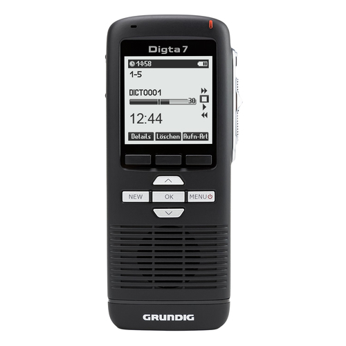 Grundig Digta 7 i Push - Type 701 Vidinė atmintis ir atminties kortelė Juoda