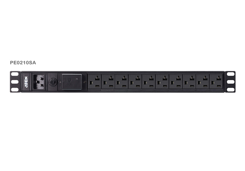 10 OUTLETS 20A BASIC PDU W/ SURGE PROTECTION