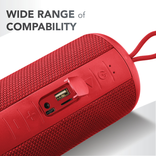 Music Sound BLUETOOTH SPEAKER MS VERTICAL RED – image 3