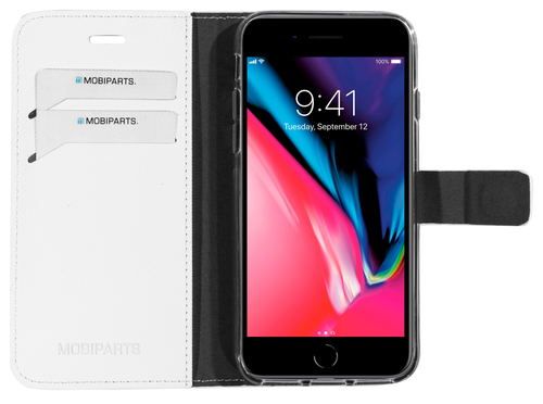 Mobiparts Saffiano Wallet Case Apple iPhone 7, iPhone 8 White – image 4