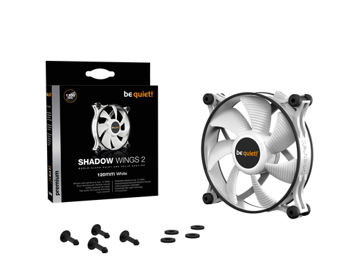 Be quiet! Shadow Wings 2 120mm White, afbeelding 5