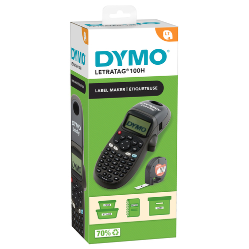 Dymo Letratag LT-100H Handheld Label Maker Label Printer Black 2174575 - image 1