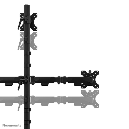 Neomounts DS45-600BL2-1 Monitorstandaard voor drie schermen 10-32" monitorarm, afbeelding 6