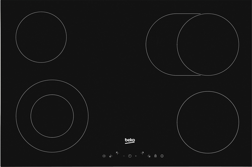 Beko 7756388632 hob Black Ceramic hob