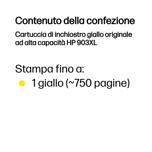 HP 903XL – Cartuccia giallo originale