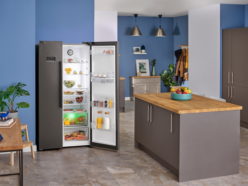 Beko ASD2341VB Freestanding American Style Fridge Freeze with HarvestFresh™ – image 6