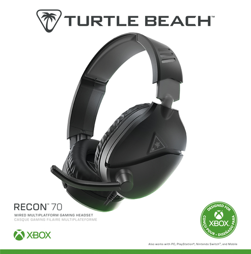 Turtle Beach Ear Force Recon 70X Black (2024) gaming headset – Foto 10 van 10