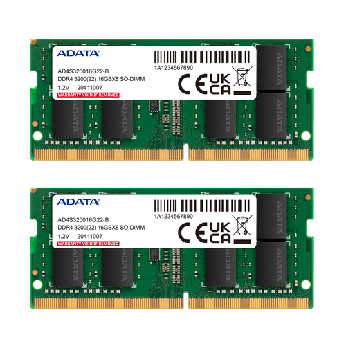 ADATA AD4S32008G22-DTGN geheugenmodule 16 GB 2 x 8 GB DDR4, afbeelding 2