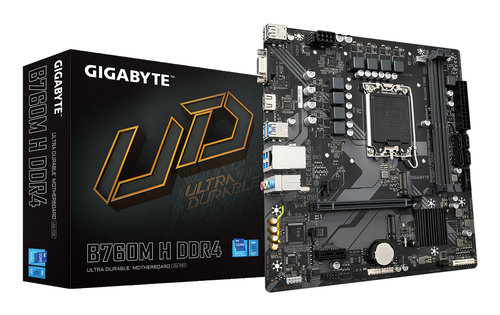 Gigabyte B760M H DDR4 Micro Atx Intel LGA1700 Motherboard - image 1