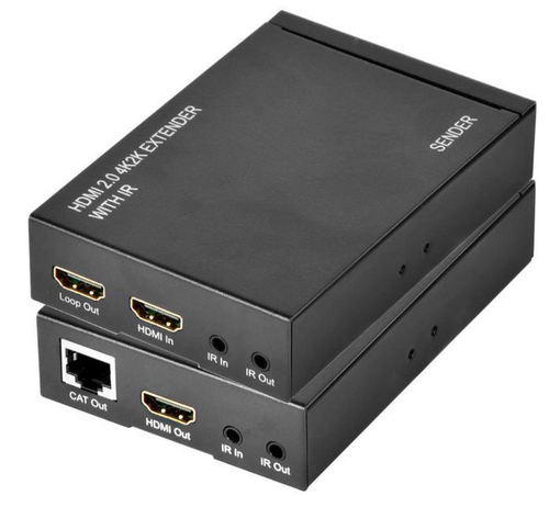 Microconnect MC-HM-ET21A AV extender AV transmitter & receiver Black