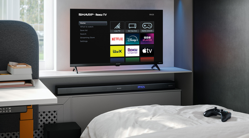 Sharp HD2225K 32" HD Smart Roku TV [2025] - 1T-C32HD2225KB, Black - image 3