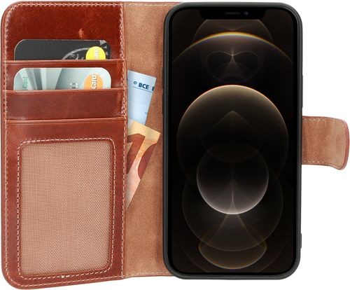 Mobiparts Excellent Wallet Case 2.0 Apple iPhone 12/12 Pro Oaked Cognac – image 7