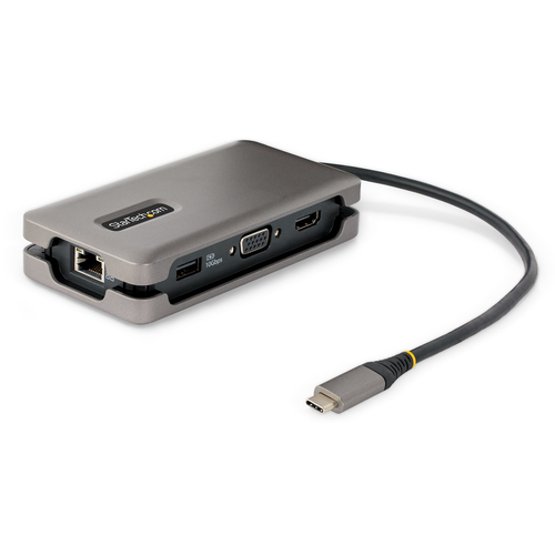 StarTech.com DKT31CVHPD3 док-станция для ноутбука Проводная USB 3.2 Gen 2 (3.1 Gen 2) Type-C Серый