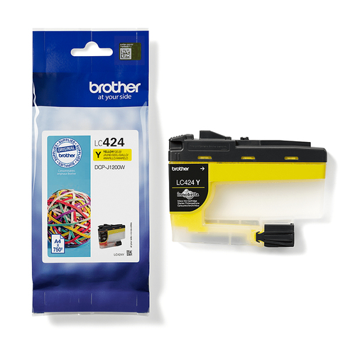 Brother LC424Y Inkjet Cartridge Yellow LC424Y - image 2