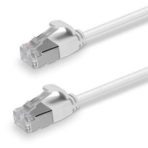 Lindy 3m Cat.6A U/FTP Ultra Slim Network Cable, Grey, afbeelding 2