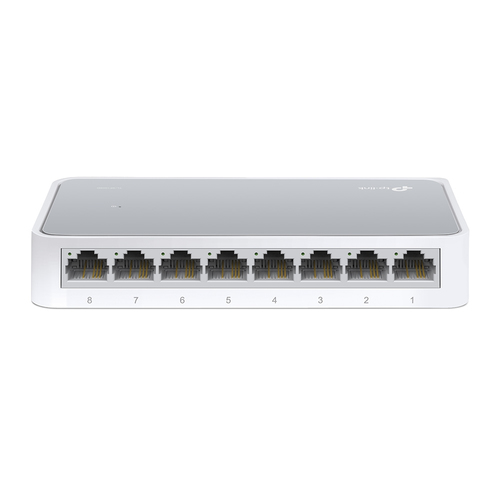 TP-Link TL-SF1008D сетевой коммутатор Неуправляемый Fast Ethernet (10/100) Белый