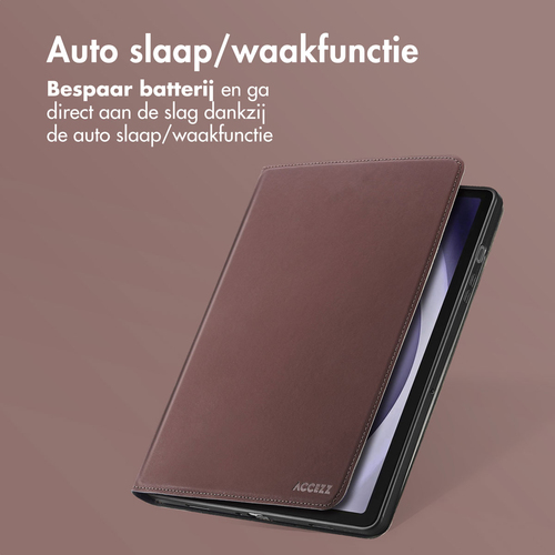 Accezz Classic Tablet Case Samsung Galaxy Tab A9 Plus - Bruin, afbeelding 7
