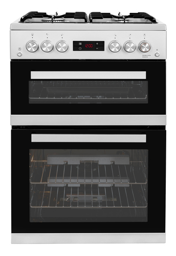 Beko KDG653S 60cm Freestanding Gas Double Oven Cooker