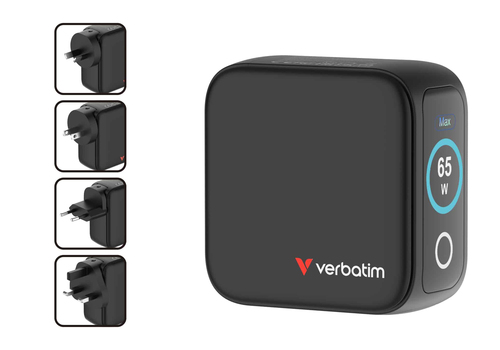 Verbatim 65W Mini GaN Charger with Display – image 4