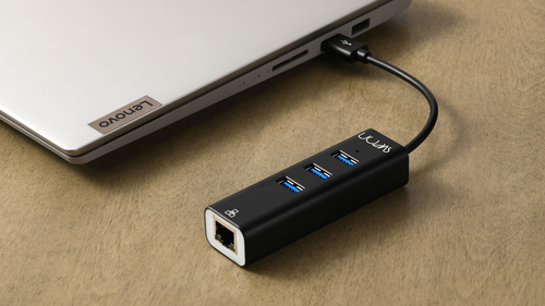 Sveon SCT240 hub de interfaz USB 3.2 Gen 1 (3.1 Gen 1) Type-A 5000 Mbit/s Negro