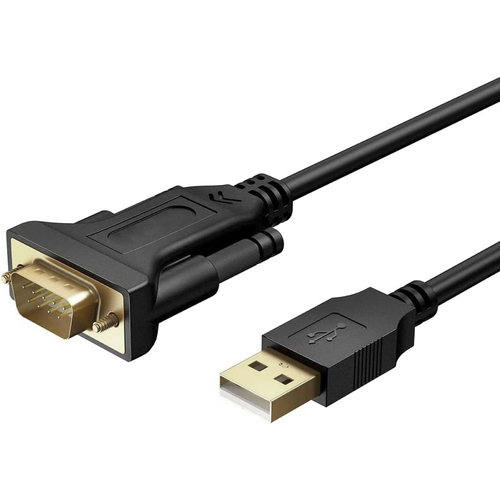 Techly Adapter Converter from USB2.0 to Serial Black