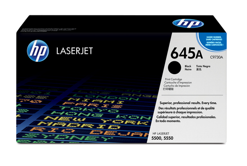 Original HP 645A Black Toner Cartridge (C9730A) - image 1