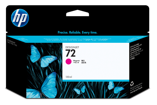 TINTA HP LF 72 MAGENTA 130ML INK C9372A - C9372A