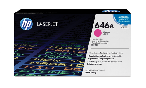 CF033A TONER ORIGINAL HP LASERJET 646A MAGENTA CF033A