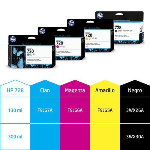 Tinta HP 728