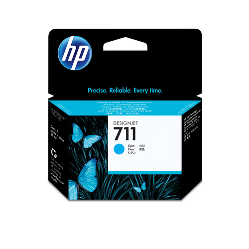 CZ130A Tinta HP DesignJet HP 711 29ml Color Cian CZ130A