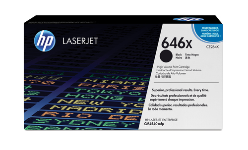 CE264X TONER ORIGINAL HP LASERJET 646X NEGRO CE264X