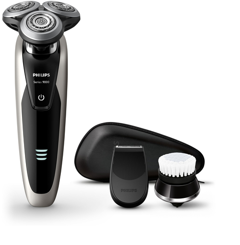 Philips SHAVER Series 9000 S9091/41 Rotation shaver Black, Silver – image 1