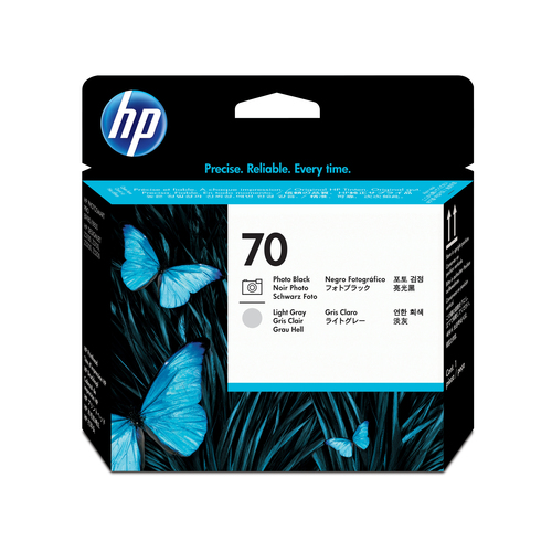 CABEZAL IMPRESION HP 70 NEGRO/GRIS CLARO C9407A - C9407A