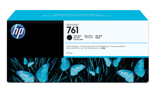 TINTA HP LF 761 NEGRO MATE T7100 DESIGNJET 775ML CM997A - CM997A