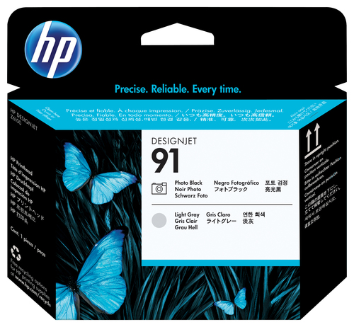 Cabezal HP 91 Negro Fotográfico/Gris Claro C9463A - C9463A