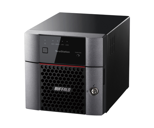 NAS TERASTATION 3220DN 2BAY 4TB  2X2TB RAID 0/1 25GB SMB - Código: TS3220DN0402 | Compra en Guadalajara