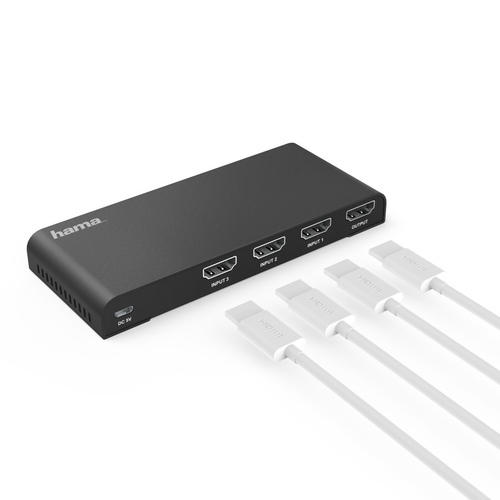 Hama HDMI-SPLITTER 3X1 4K Switch Zwart, afbeelding 3