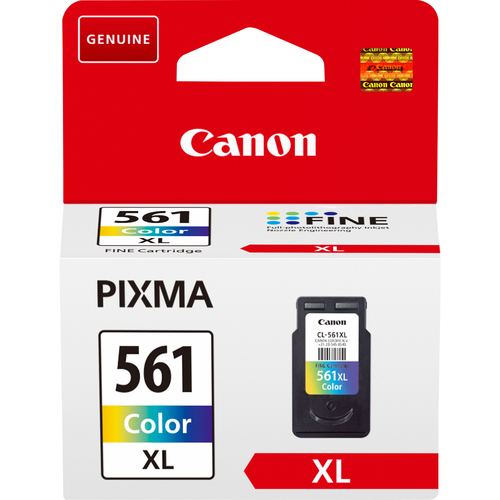 Canon CL-561XL High Yield Colour Ink Cartridge. Cartridge capacity: High (XL) Yield, Colour ink page yield: 300 pages, Col