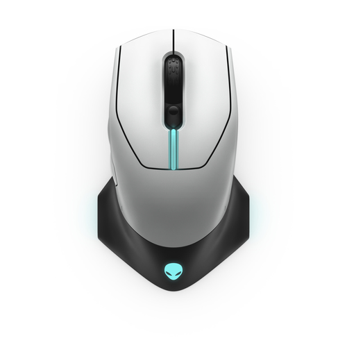 Alienware AW610M pele Speļu Labā roka RF Wireless + USB Type-A Optisks 16000 DPI