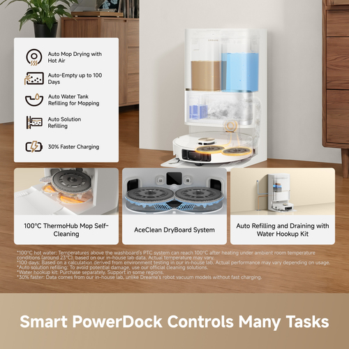 Dreame L50 Ultra AE White smart robot vacuum & mop – image 3