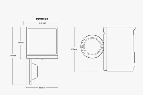 Samsung DV90BB7445GWS2 Warmtepompdroger Wit, afbeelding 9