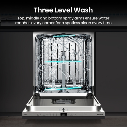 Hisense HV16CUK dishwasher Fully built-in 16 place settings – image 9